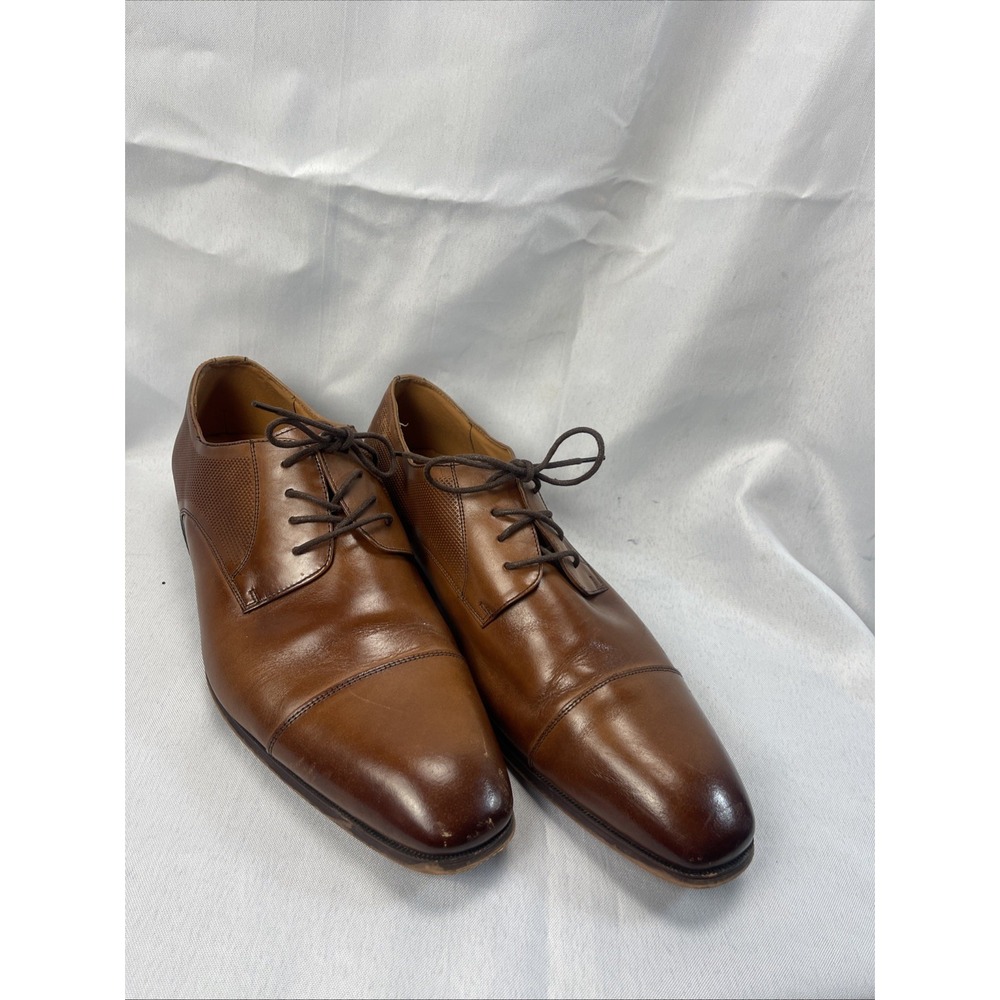 Florshein Dress Shoes Brown Mens (Size 12) Cap-toe style
